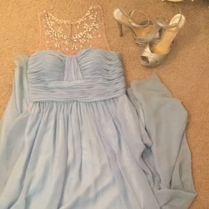 Powder Blue Cache Prom Dress